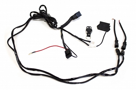 Wiring kit for connecting 2 additional LED headlights (with remote control, 40A relay)