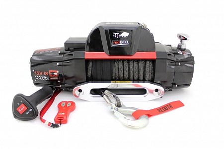 Winch redBTR series "COUNTRY SIDE GEN II" 12000 lbs, IS, 12v, 216:1, integrated control box