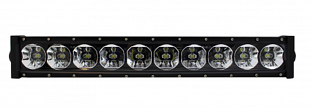 LED light bar (beam) PRO series combo 120W (12W*10), 1-row 53 cm, IP69